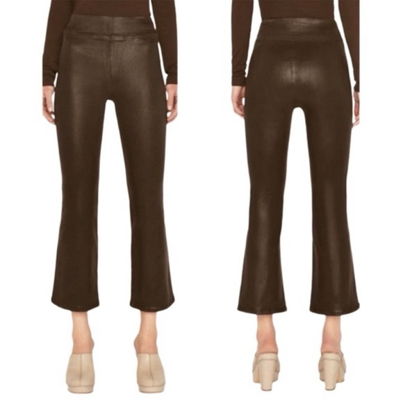 NWT Frame Jet Set Mini Boot Chocolate Cropped Pants Size 0 - Picture 14 of 14
